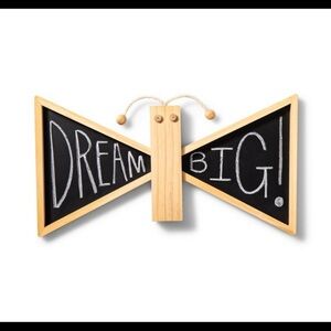 Nwt  Butterfly Chalkboard Christian Robinson x wood frame black board